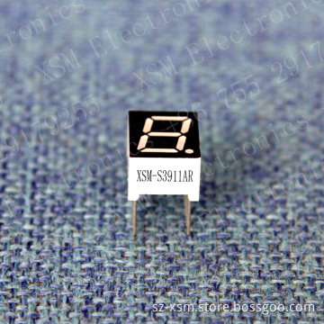 0.39" 1 Digit 7 Segment LED Display (XSM-S3911AR)